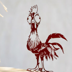Huhn Stehend rot