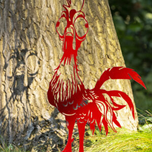 Huhn Erde Rot